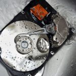 wet hard drive - water damage