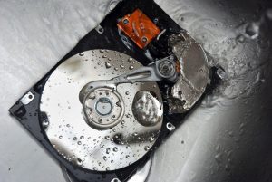 wet hard drive - water damage