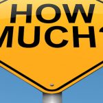 sign that reads how much?