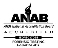 ANAB Symbol Black 17025 Forensic Testing Lab ANAB Symbol Black 17025 Forensic Testing Lab